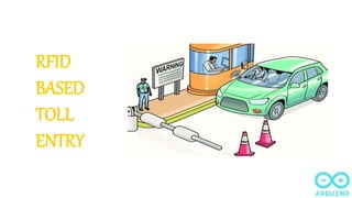 RFID
BASED
TOLL
ENTRY
 