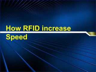 Rfid technology | PPTX