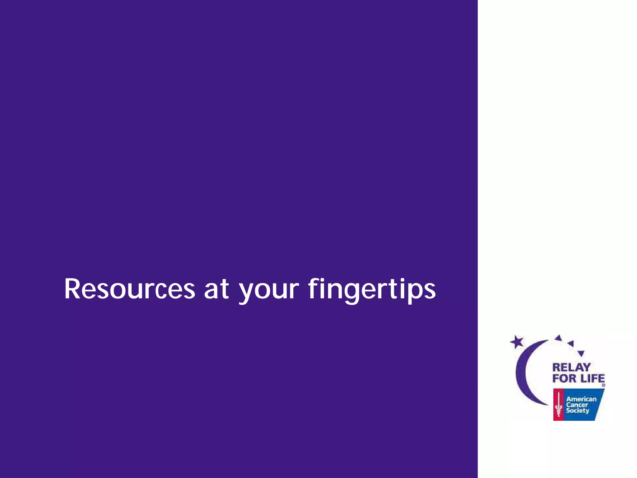 Resources at your fingertips
 
