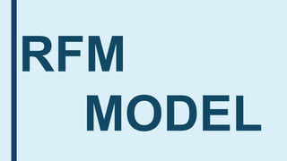 RFM Model Conversion Week | PPTX