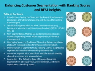 Customer Segmentation: Seeing the Trees and the Forest Simultaneously ...