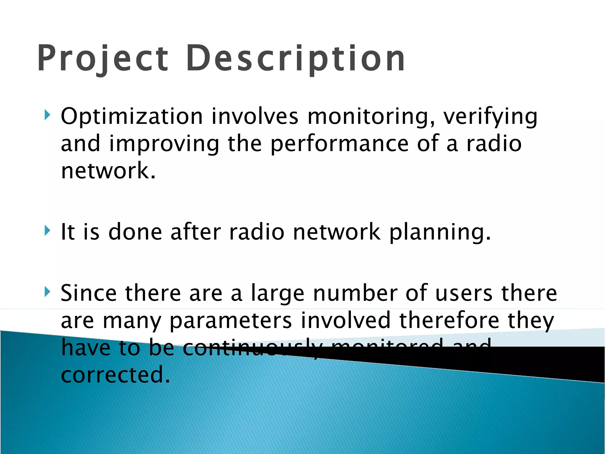 Rf Optimization Tools Development111 | PPT