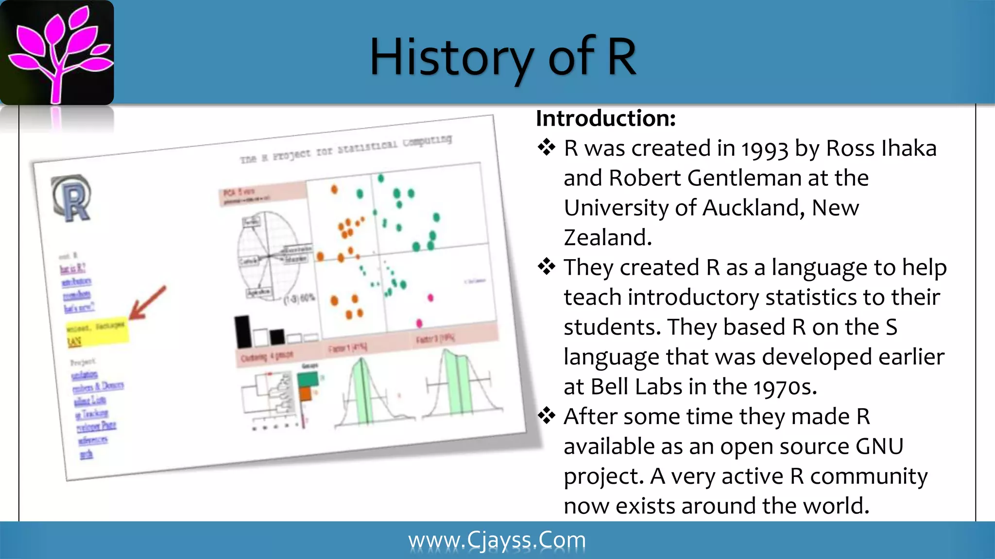 R for data analytics | PPTX