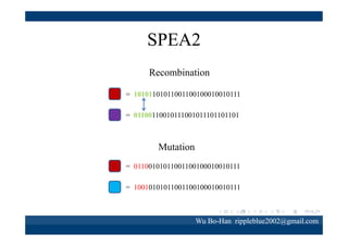 SPEA2

4

3

2

1

Wu Bo-Han rippleblue2002@gmail.com

 