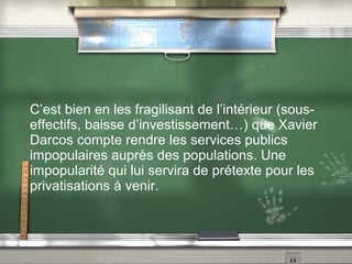 EPEP Texte voté en janvier et mis en place dès septembre 2009 
