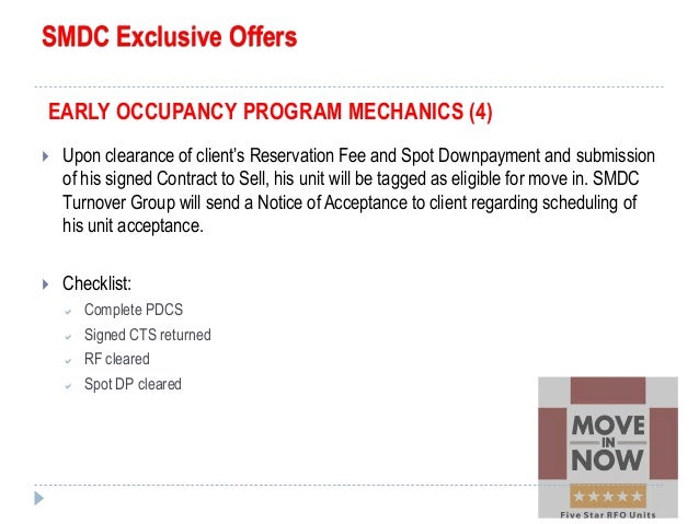 fee agreement developer RFO projects SMDC fee agreement developer RFO projects SMDC