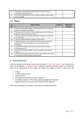 Rfp template replicon | PDF