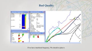 Bad Quality
If we have interfered frequency, We should re-plan it.
 