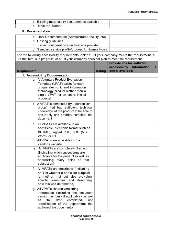 RFP Learning Management System - Evaluation Process and Criteria