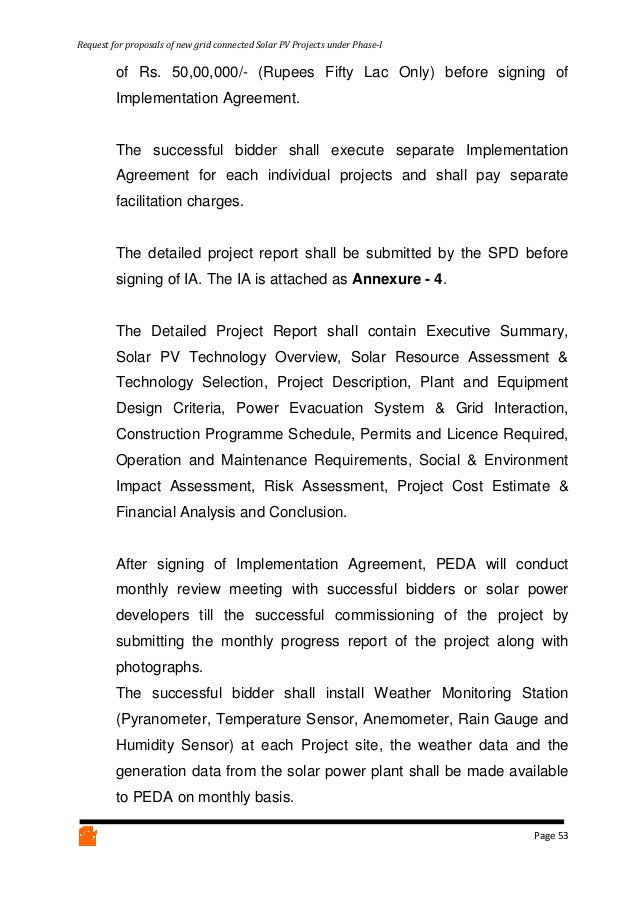 Rfp For Solar Power Plant In Punjab
