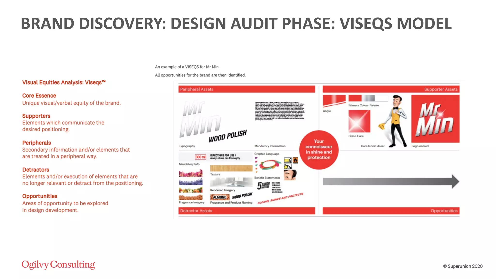 BRAND DISCOVERY: DESIGN AUDIT PHASE: VISEQS MODEL
 