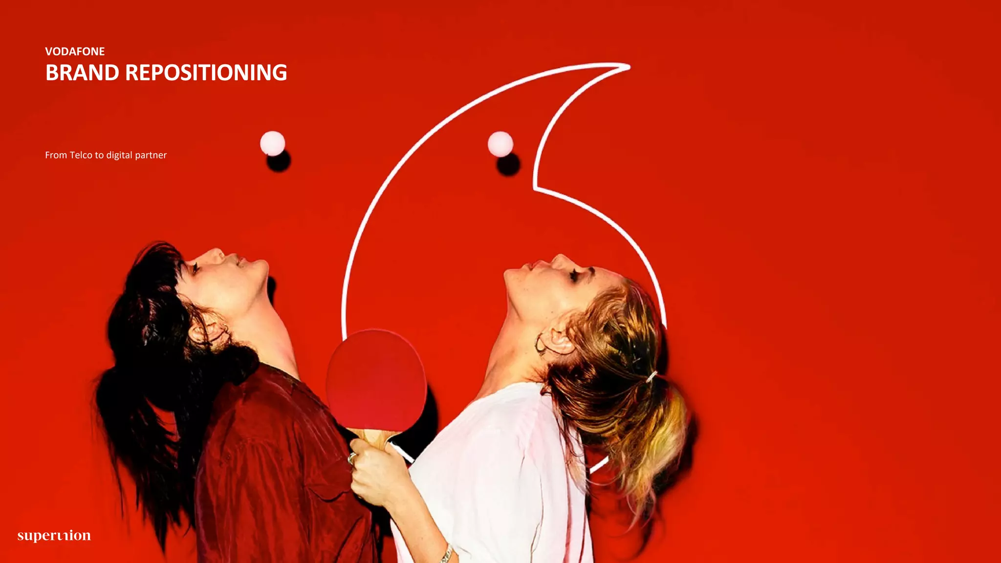 VODAFONE
BRAND REPOSITIONING
From Telco to digital partner
 