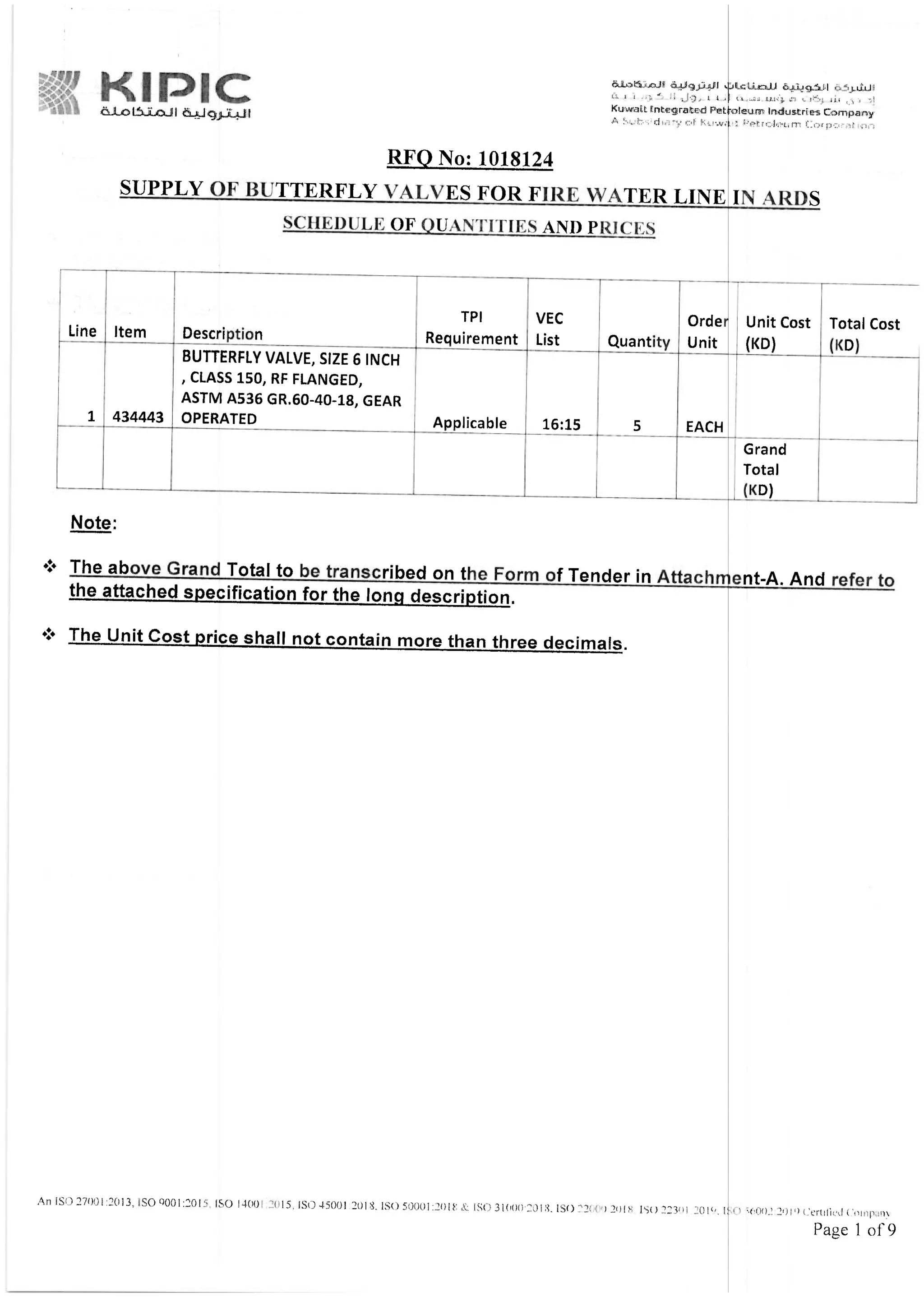 Rfq Document.pdf RFQ 1018124 TENDER DOCUMENT.pdf