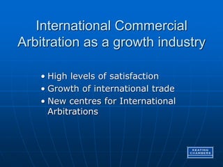RF QC International CommercialArbitrationl.ppt