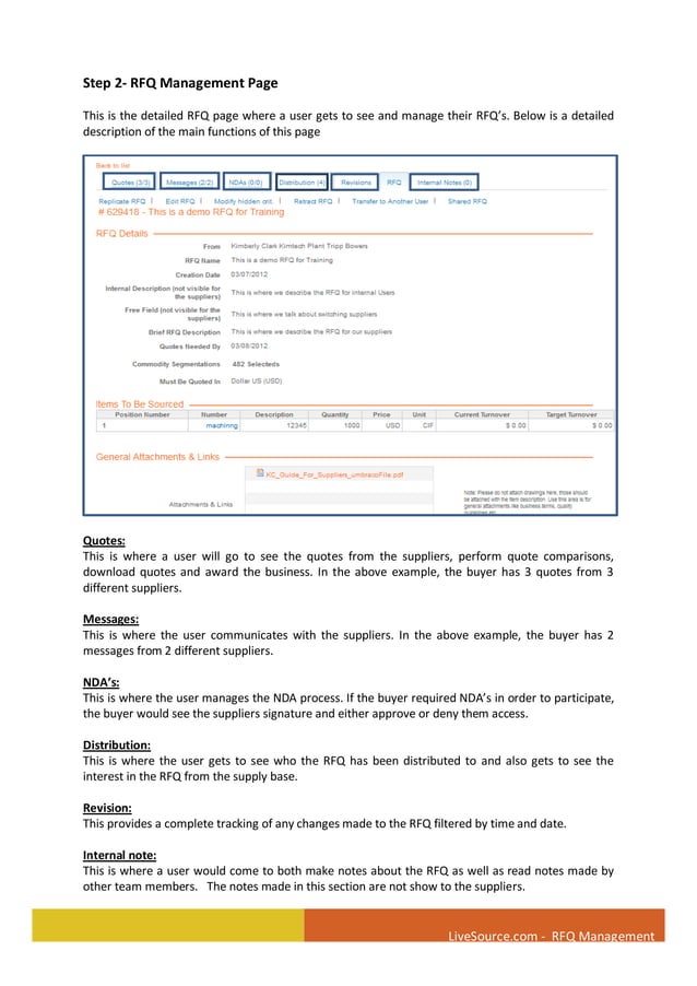 Rfq management | PDF | Email | Internet