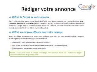 Rédiger votre annonce
 