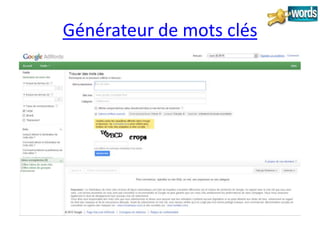 Générateur de mots clés
 