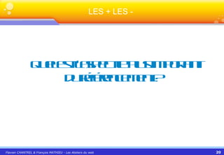 Quel est l’aspect le plus important du référencement ?  LES + LES - 