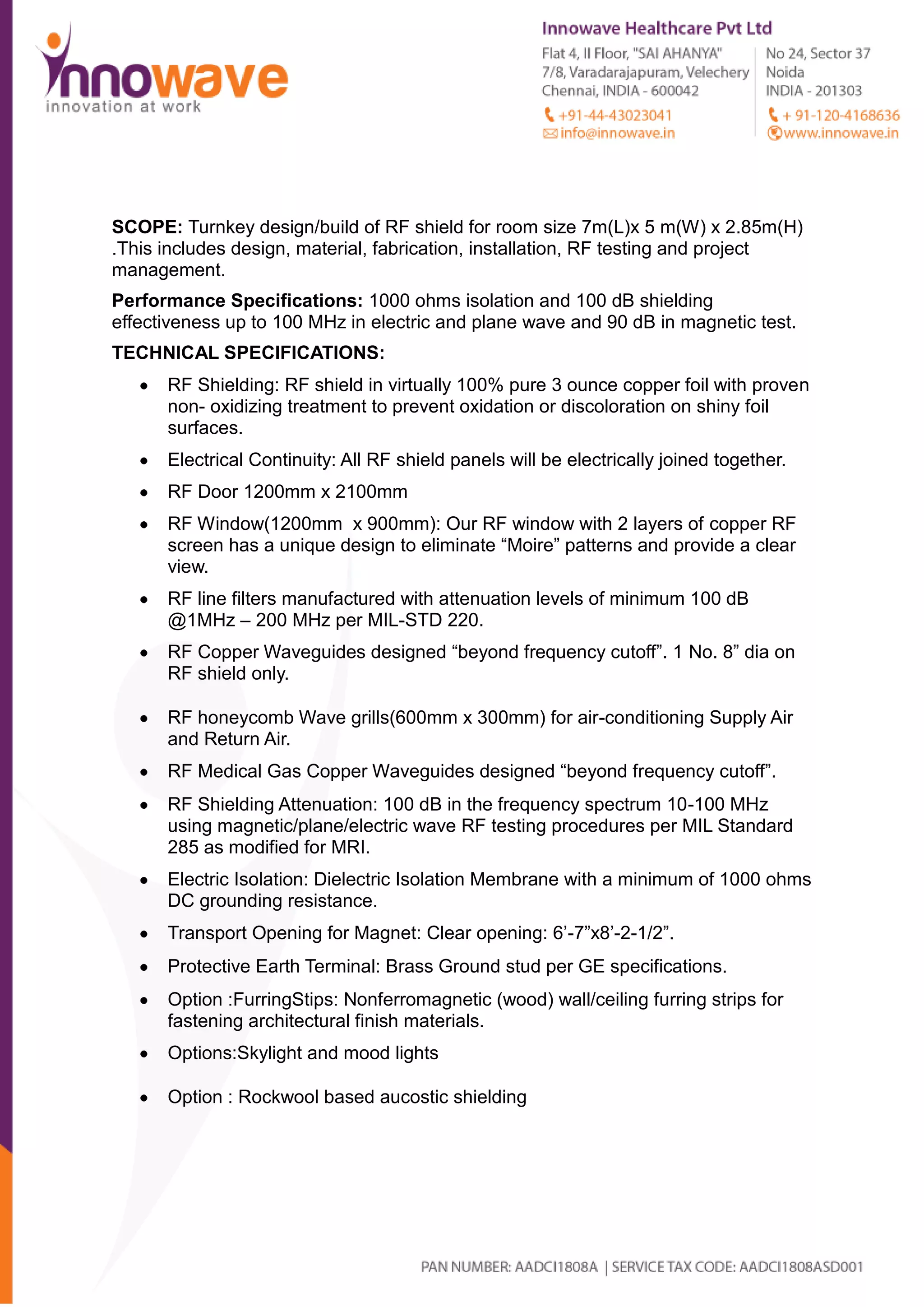 Operating Room Rf Assure Patterns.pdf Rf shield details | DOCX
