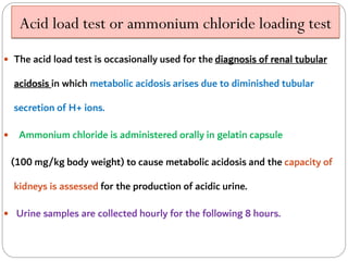RENAL FUNCTION TESTS (GFR FUNCTION TESTS ) | PDF
