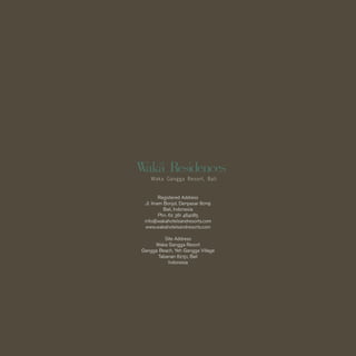 Waka residences brochure