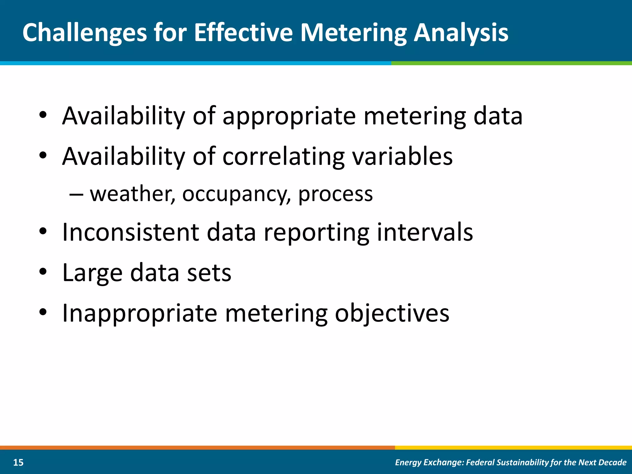 Making Sense of Metering Data | PPT