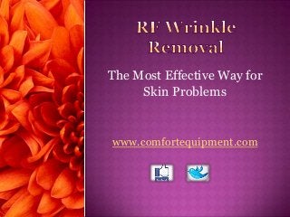 The Most Effective Way for
Skin Problems

www.comfortequipment.com

 