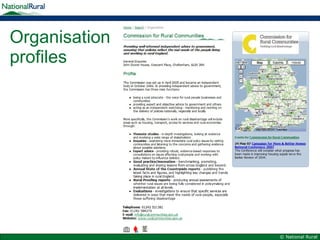 Organisationprofiles 
