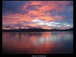 Sunset in Komodo 