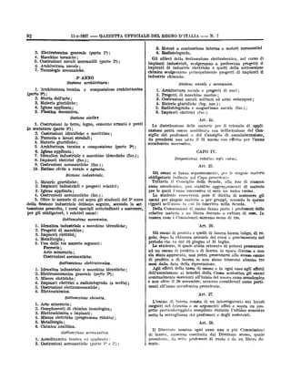 11-1-1927

92

--

GAZZETTA UFFICIAI E DEL REGNO D'ITALIA

3.
4.

3. Elettrotecnica generale (parte P) ;
4. Macchine termiche ;
5. Costruzioni navali mercantili (parte 2=);
G. Architettura navale;
7. Tecnologie meccaniche.

1.

Architettura tecnica

Sezione navale
architettonica

6.

elettrici

Impianti

muratura

e

ponti

Architettupt

siglio

tecnica

e
.

10. Estimo civile

e

rurale

composizione (parte 36)

e

3.

e

;

progetti relativi;

4. Coëtruzioni aeronautiche (fac.) ;
5. Oltre le materie di cui sopra gli studenti del 3" nnno

della Sezione industriale debbono seguire, secondo la sottosezione prescelta, i corsi speciali sottoindicati e sostenere,
per gli obbligatori, i relativi esami:

effetto per Panno

con

esami.

Art. 25.

Gli esami si fanno separataniente, per le singole materié
indicate nel Capo precedente.
Tuttavia il Consiglio della Scuola, alla une di ciascun
anno accademico, può stabilire aggrupimmenti di materie
per le quali l'anno successivo vi sarà un unico esame.
Lo studente conserverà però il diritto. di sostenere gli
esami per singole materie o per gruppi, secondo le norme
sigenti nelPanno in cui fu <inscritto nella Scuola.
Delle Commissioni di esame fanno parte i professoi•i dellé
relative materie e un libero docente o cultore di esde. In
tre.

'Art. 26.
Gli esami di profitto e quelli di laurea hanno luögd, di
gola', dopo la chiusura annuale dei corsi e precisamente
periodo che va dal 16 giugno al 31 luglio.

seguenti:

Lo

idrauliche;
26)_;

radiotelegra.fla (a scelta);

5. Oostruzioni elettromeccaniche;
6. Elettrochimicá.

studente,

rë-

nel

il

quale abbia ottenuto di potersi presentare
profitto o di laurea in epoca diverso e non
sia stato approvato, non potrà presentarsi allo stesso esame
di profitto o di laurea se non siano trascorsi almeno tre
mesi dalla data della riprovazione.
Agli effetti della tassa di esame e in ogni caso agli effetti

ad

ßottosezionc elettrotecnica.

o

marzo

Disposizioni relativo agli

idrauliche;

Ferrovie ;
Arte mineraria ;
Costruzioni aeronautiche.

3. Misure elettriche ;
4. Impianti elettrici

del

nessun caso i Commissari saranno meno di

Bottosezione meccanica.

1. Idraulica industriale e macehine
2. Elettromeccanica generale (parte

e

con

obbligatorie

Igiene applicata ;

4. Metallurgia;
5. Una delle tre materie

professori

per il triennio di applideliberazione del ConConsiglio di amministrazione,

modificata

CAPO IV.

(fac.)

agraria.

1. Idraulica industriale e macchine
2. Progetti di macchille;
3. Impianti elettrici.;

essere

materie

;

Sozione industriale.
1. Materie giuridiche;
2. Impianti industriali

dei

delle

da prendersi non oltre il 31
accademico successivo.

Matérie giuridiche;

6. Igiene applicata;
7. Idraulica industriale e macchine idmuliche
8. Impinati elettrici (fac.);
9. Costruzioni aeronautiche (fac.);

La distribuzione

cazione potra

2. Costruzioni idrauliche e marittime;
3. Ferrovie e lavori stradali;
5.

;

Art. 21.

cementoi armatö

(parte 26);

4.

(fac.)

(fac.).

Seøione civild:

legno,

di

meccanica.

o

4. Materie giuridiche (leg. nay.) ;
5. Radiotelegrafia e magnetismo navale

Igiene applicata;

1. Costruzioni in ferro,

corso

1. Architettura navale e progetti di navi;
2. Progetti di macchine marine;
3. Costruzioni navali militari ed armi subacquee;

;

5. Plastica decorativa.

in

motori neronautici

Gli allievi della Sottosezione elettrotecnica, nel

2. Storia de1Parte;
3. Materie giuridiche;
4.

e

industrie chimiche.

composizione

e

combustione interna

a

Radiotelegratia.

architettura:

Besliione

N. 7

impianti industriali, svolgeranno a preferenza progetti di
impianti di industrie elettriche e quelli della sottosezionc
chimica svolgeranno principalmente progetti di impianti di

3° ANNO

(parte 36)

,Motori

--

un

esame di

delPammissione ai benefici della Cassa scolastica gli esami
eventualmente sostenuti all'inizio del nuovo aamo accademico
e

non

oltre il 30

novembre, saranno considerati
precedente.

come

perti-

nonti all'anno accademico

Art. 27.

ßottosezione chimica.
1. Arie mineraria;
2. Complementi.di chimica tecnologica;
3. Elettrochimica e impianti;
4. Misure elettriche (programma ridotto) ;
5. Metallurgia;
0.

L'esame di laurea consta di un interrogatorio sui lavori
eseguiti nel triennio e su argomenti affini e sopra un progetto particolareggiato compilato durante l'ultimo semestre
sotto la sorveglianza dei professori e degli assistenti.
Art. 28.

Chimica analitica.

Il

Sottosezionc acron:mtica.
1. Aerodinamica teorica ed
2. Costruzioni aeronautiche

Direttore

laurea,
presidente,
di

applicata
(parte Pe 21;
·

cente.

nomtina

ogni

anno

una

ciascuna costituita

dal

da sette

di ruolo

professori

o

più Commissioni
stesso, quale

Direttore
e

da

un

libero do-

 