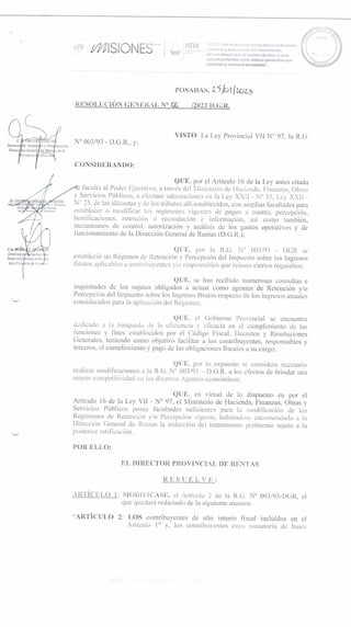 Alivio fiscal: la ATM elevó 70% el mínimo imponible de retenciones de los Ingresos Brutos