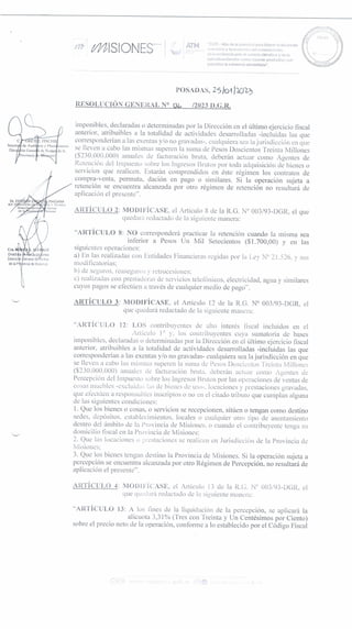 Alivio fiscal: la ATM elevó 70% el mínimo imponible de retenciones de los Ingresos Brutos