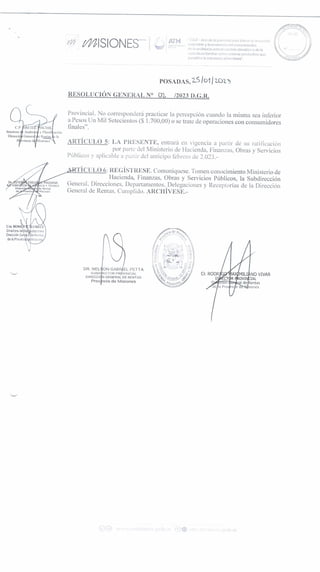 Alivio fiscal: la ATM elevó 70% el mínimo imponible de retenciones de los Ingresos Brutos