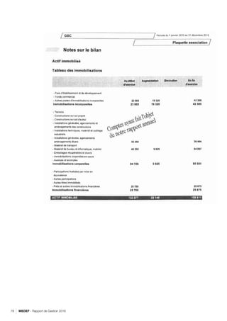 MEDEF - Rapport de Gestion 201678
RETOUR SOMMAIRE
 