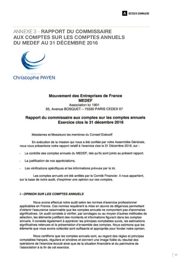 Rapport de gestion 2016