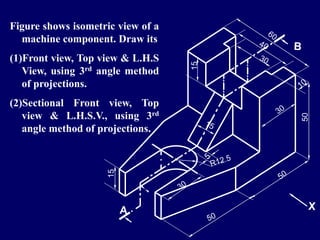orthographic projections of engg. graphics | PPSX
