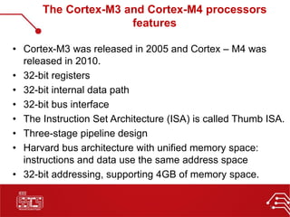 02 : ARM Cortex M4 Specs || IEEE SSCS AlexSC | PDF | Operating Systems ...