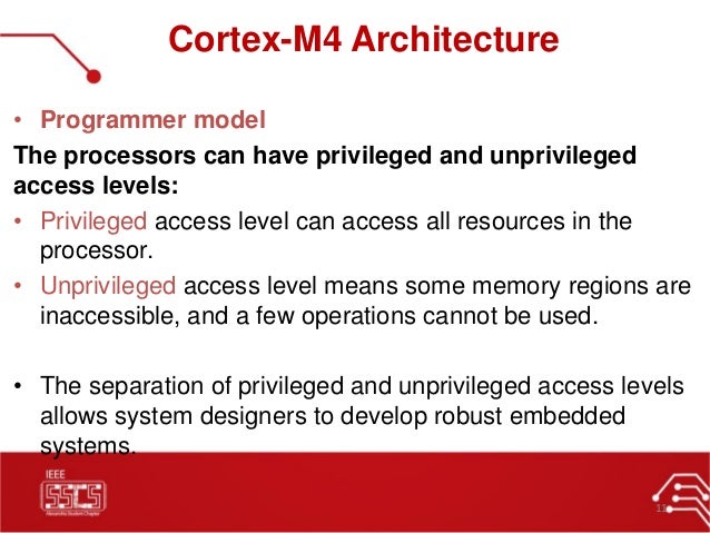 02 : ARM Cortex M4 Specs || IEEE SSCS AlexSC