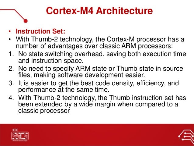 02 : ARM Cortex M4 Specs || IEEE SSCS AlexSC