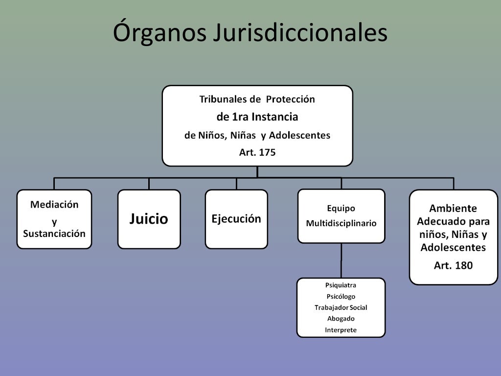 Organos jurisdiccionales LOPNNA Organos jurisdiccionales LOPNNA