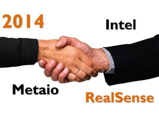 2014
Metaio
Intel
RealSense
 