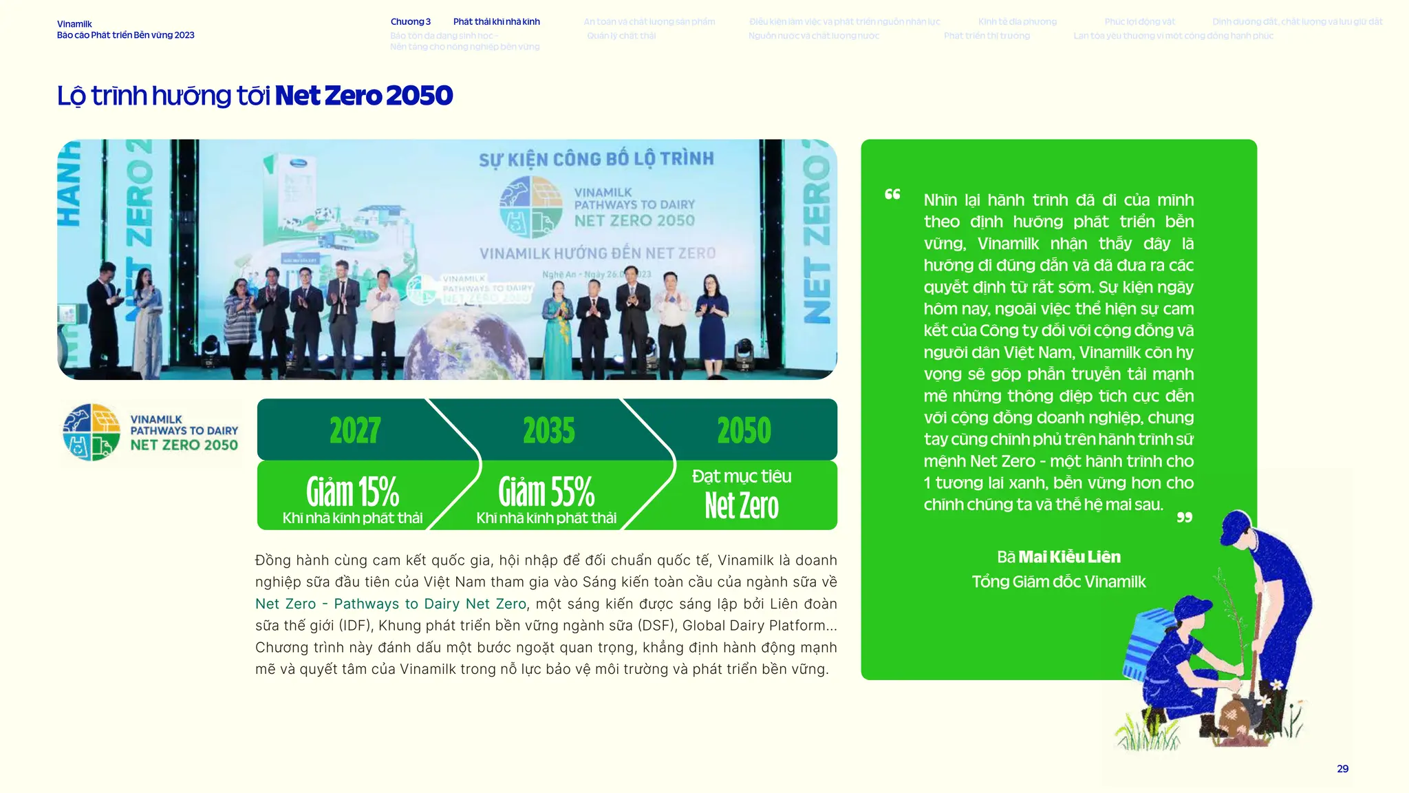 Báo cáo esg vinamilk 2023 phát triển bền vững | PDF