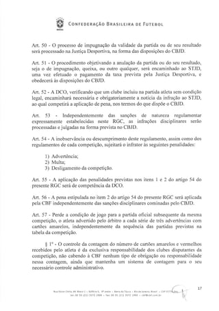 Regulamento Geral das Competições 2012