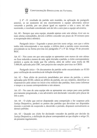 Regulamento Geral das Competições 2012