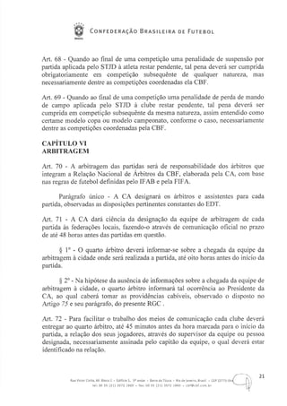 Regulamento Geral das Competições 2012