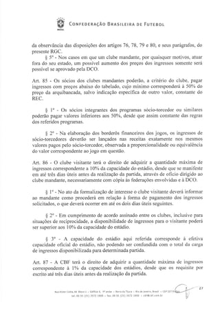 Regulamento Geral das Competições 2012