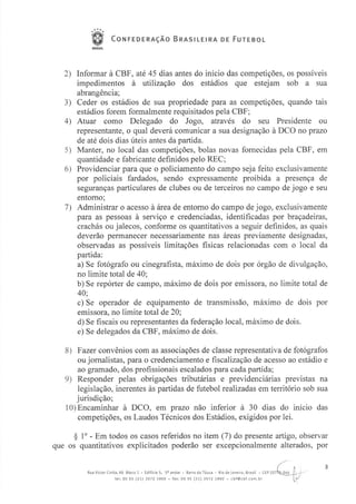 Regulamento Geral das Competições 2012