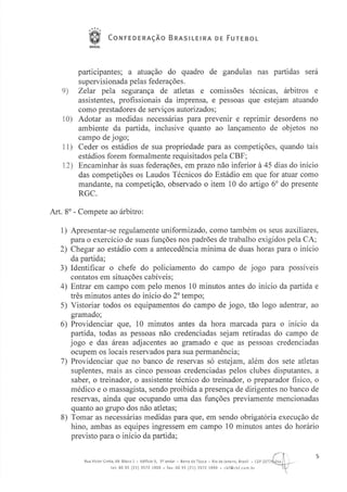 Regulamento Geral das Competições 2012