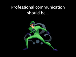 Rg comms powerpoint | PPT