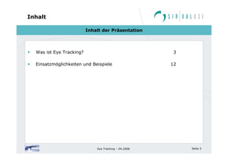 Eyetracking | PDF